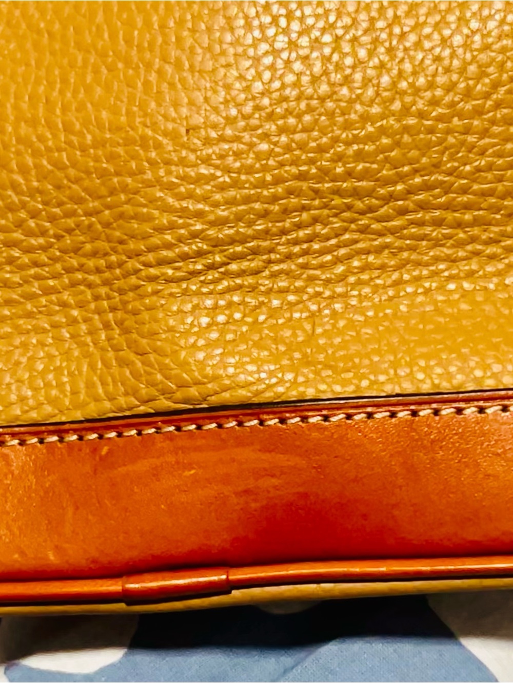Title:Dooney & Bourke Pebble Grain Zip Zip Satchel Tan Brown Dome Bag - Picture 16 of 17